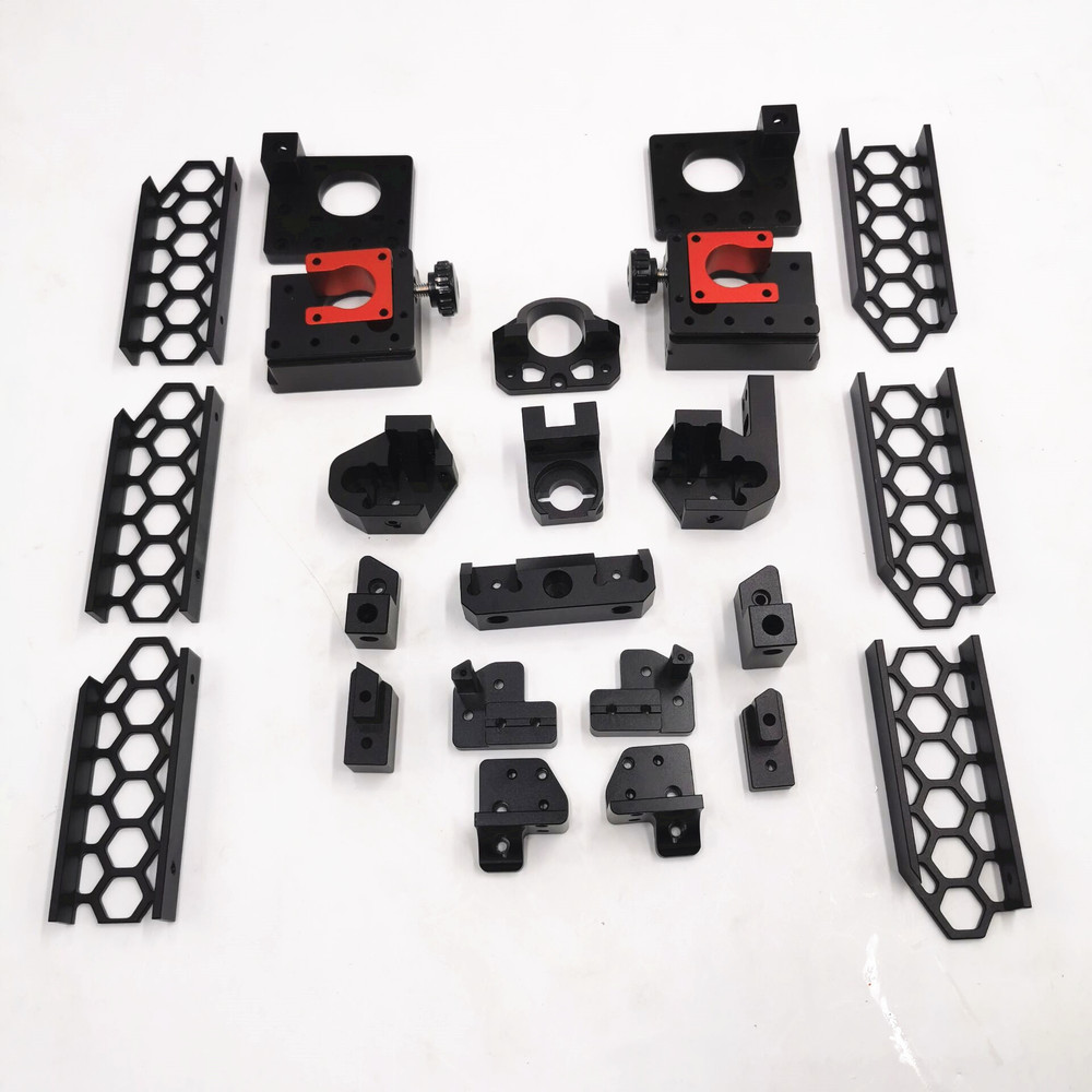 Voron 0.1 3D Printer Upgrade Skirts CNC Machined Aluminum Alloy Frame Printed Parts Kit