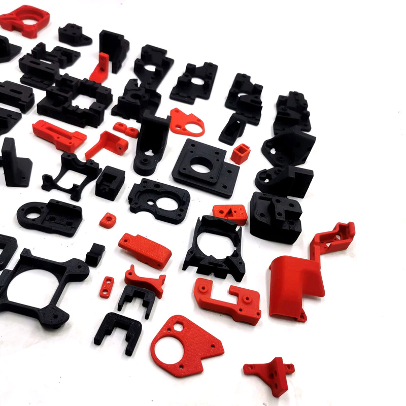 1set Voron Trident 3D printer Printed Parts kit e-sun ABS+ filament Functional parts