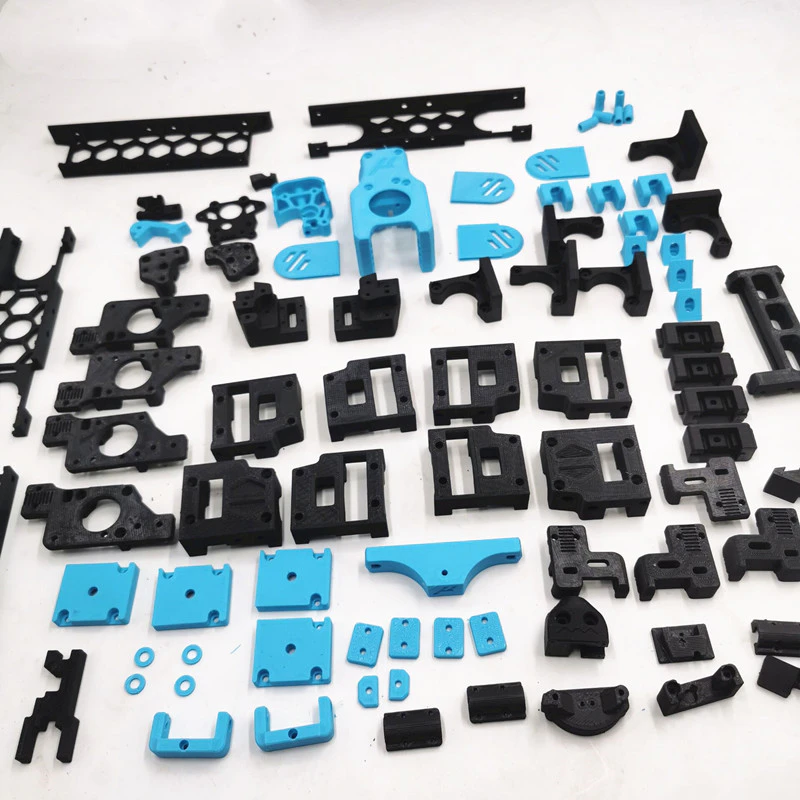 1set Voron mini 2.4 frame kit 3D printer E-sun ABS+ Micron 3D printer printed parts kit