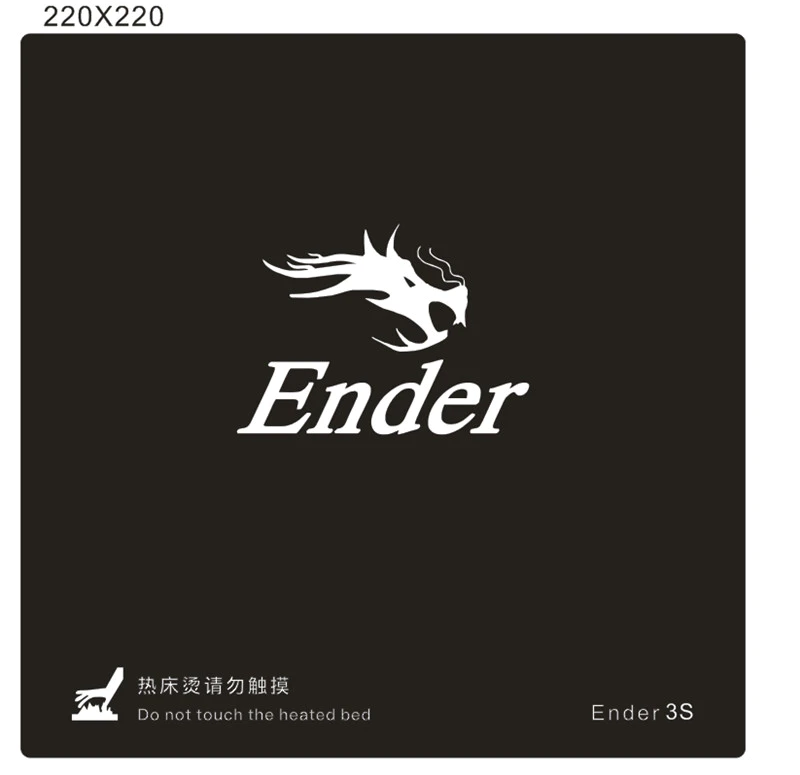 Creality Ender 3 3D Printer Heated bed Sticker build plate tape with 3M Backing