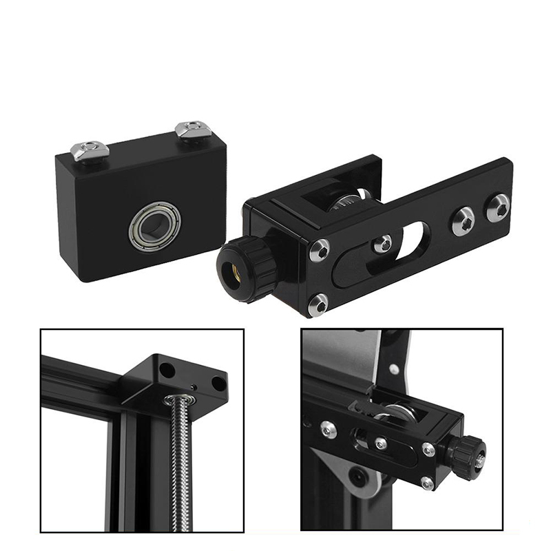 Creality Ender 3 CR10 Z-Axis Leadscrew Top Mount and 2020 X-axis Synchronous Belt Stretch Tensioner
