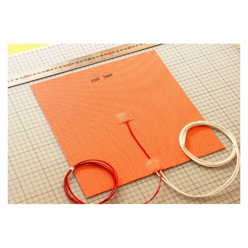 Creality CR10 3D Printer Silicone Heater Pad Bed w/Screw Holes Adhesive Backing & Sensor